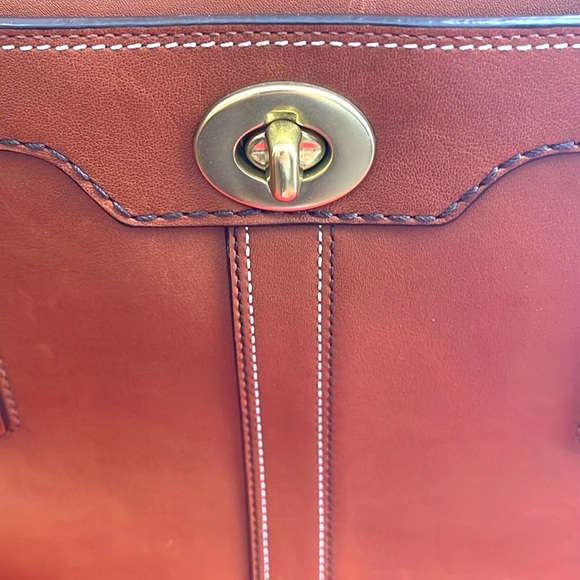 Coach Hampton Tiffany leather carryall Tote - Picture 12 of 12